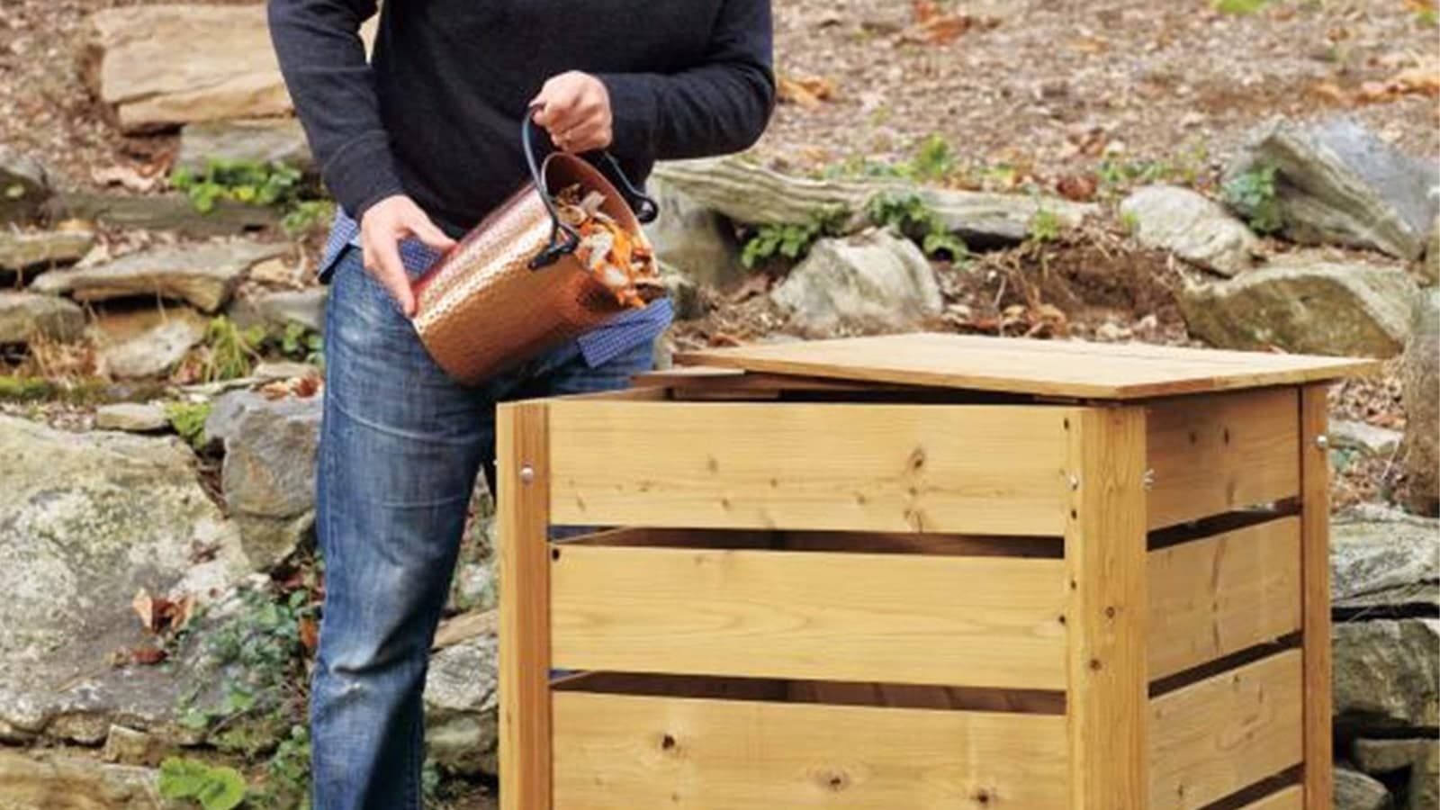Man Composting